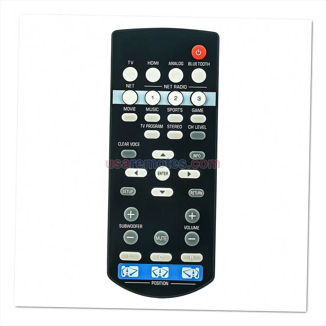 Yamaha YSP-1600BL remote control replacement