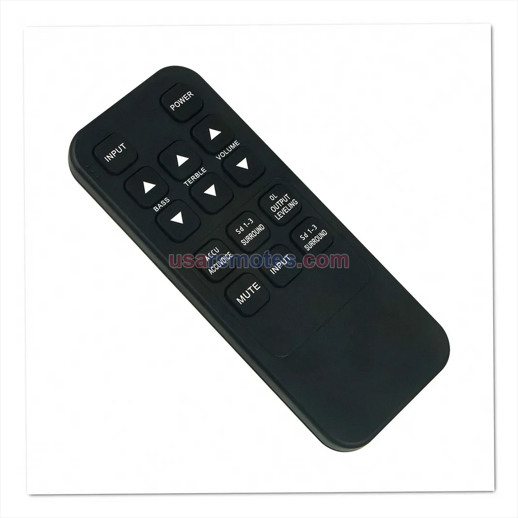Zvox DCRTRV103 remote control replacement