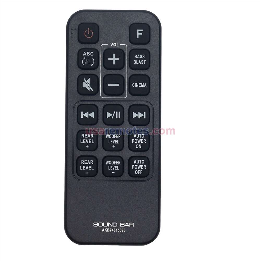 LG AKB74815396 Sound Bar Remote