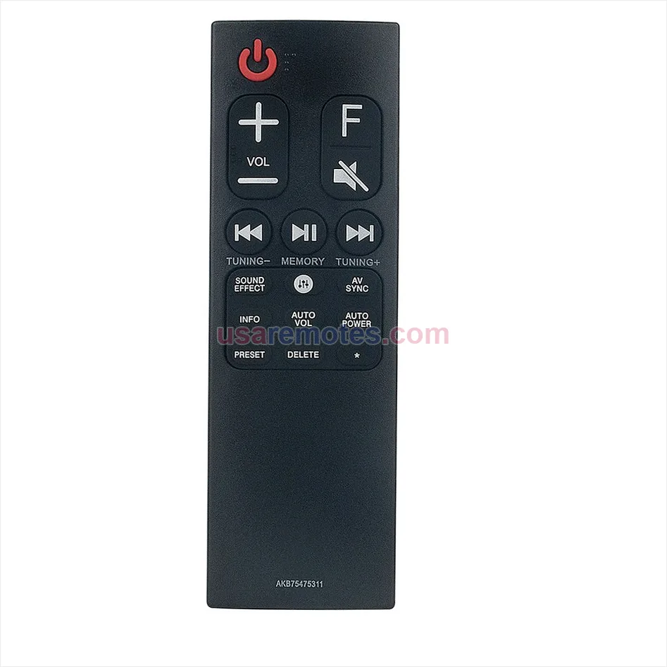 LG AKB75475311 Sound Bar Remote LG AKB75475311 Sound Bar Remote
