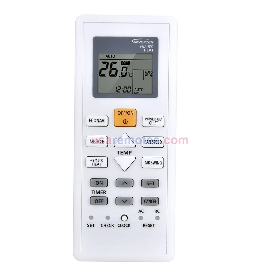 Panasonic ACXA75C07360 Air Conditioner Remote Panasonic ACXA75C07360 Air Conditioner Remote