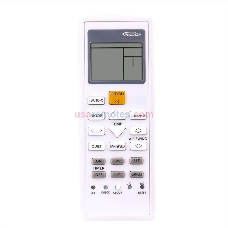 Panasonic CS-PU18WKQ remote control replacement Panasonic CS-PU18WKQ remote control replacement