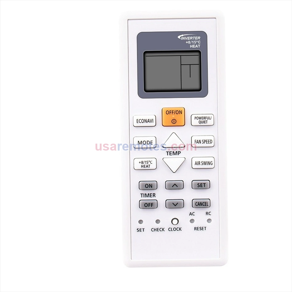 Panasonic CS-U18TKQ remote control replacement Panasonic CS-U18TKQ remote control replacement