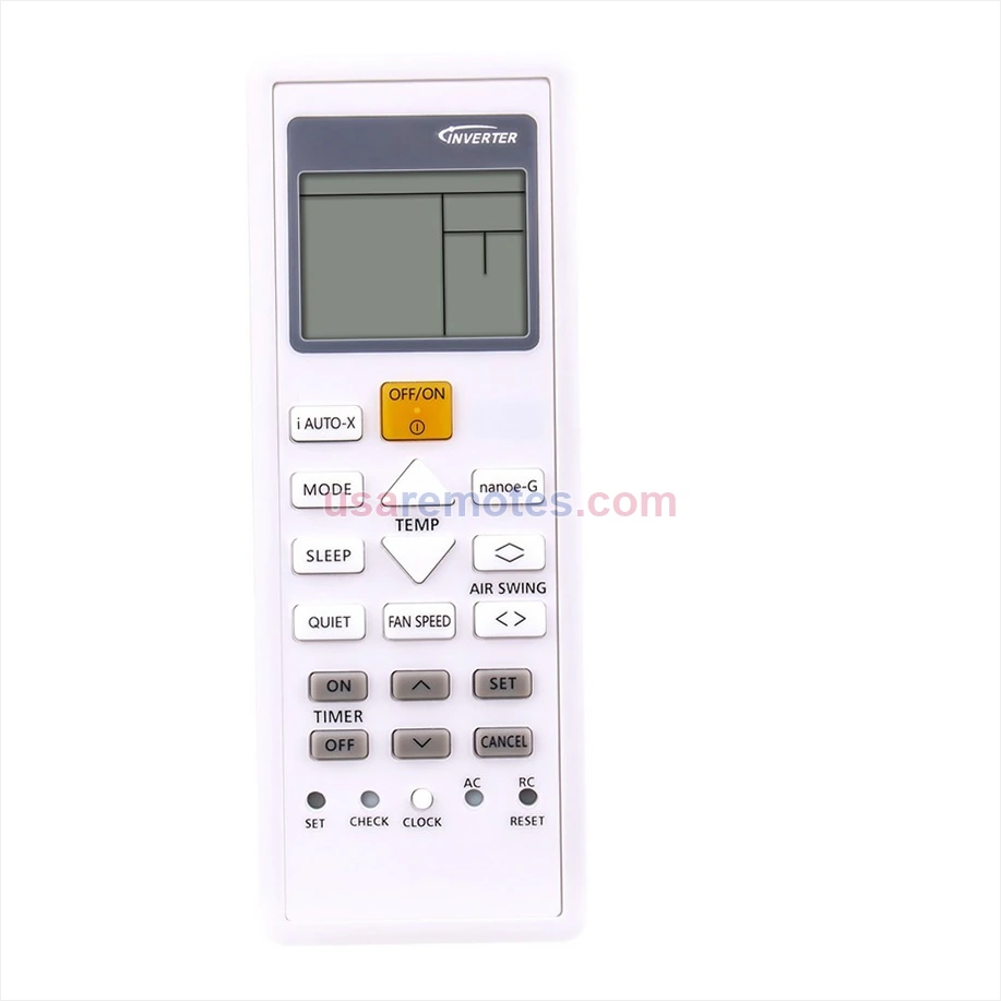 Panasonic CS-U80TKR remote control replacement Panasonic CS-U80TKR remote control replacement