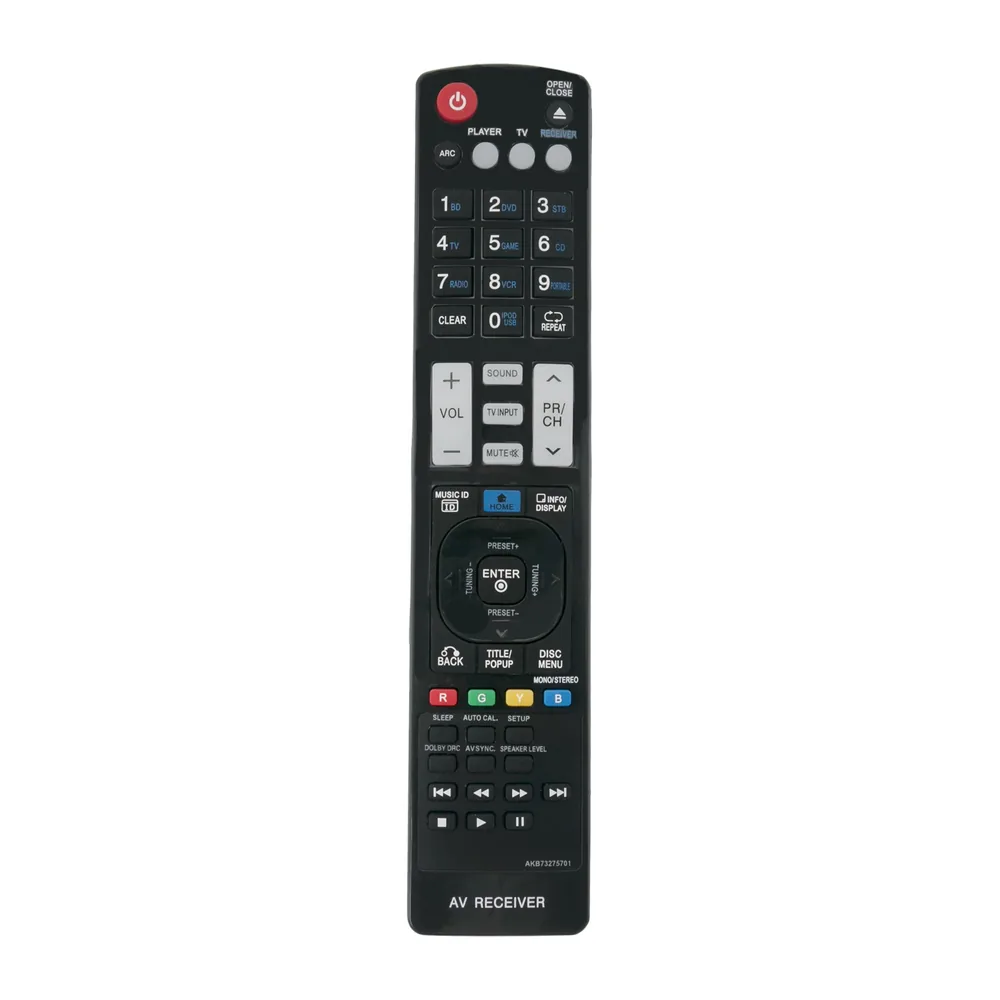 LG AKB73275701 AV Receiver Remote Control LG AKB73275701 AV Receiver Remote Control