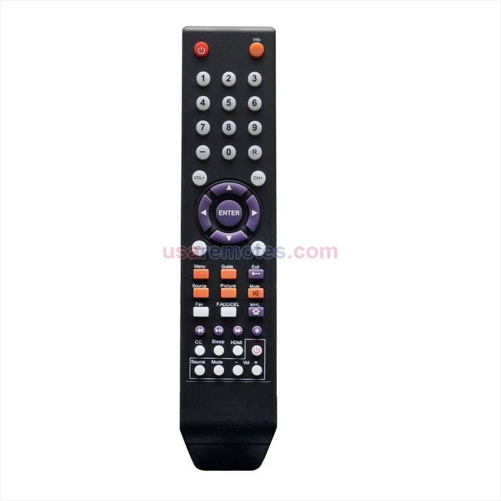 Sceptre U515CV-UMKR remote control replacement Sceptre U515CV-UMKR remote control replacement