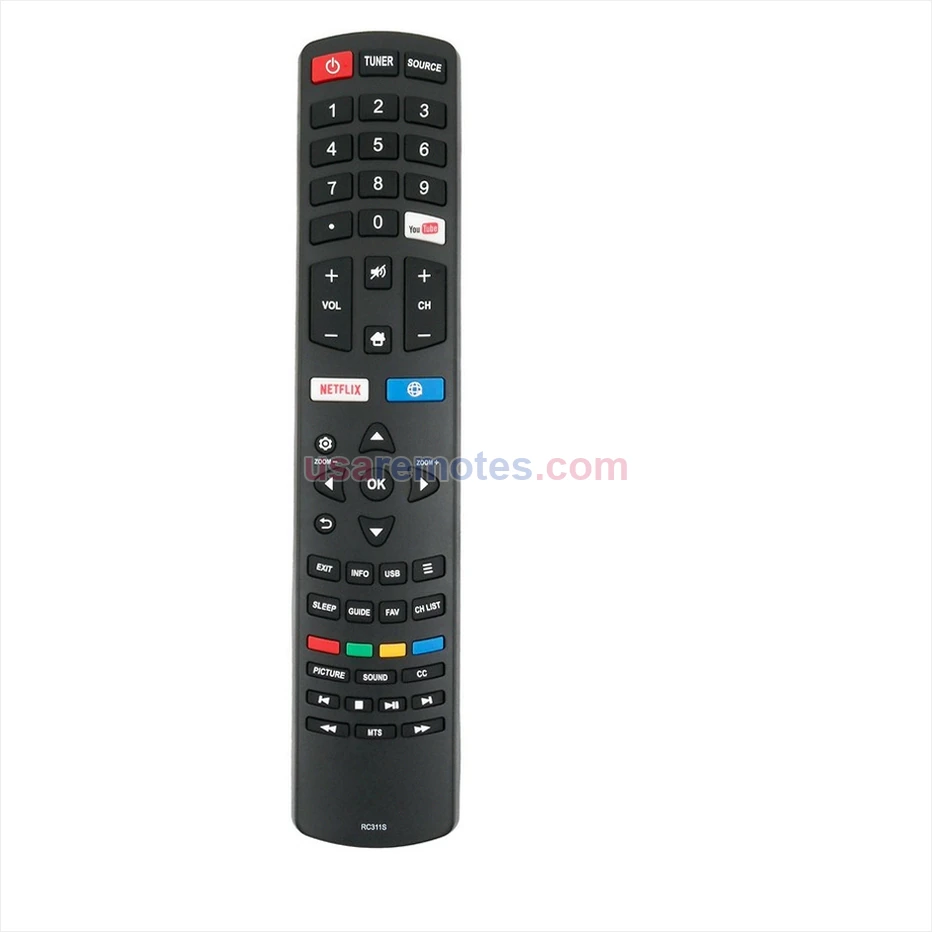 Tcl DI49X6500/49D1800 remote control replacement Tcl DI49X6500/49D1800 remote control replacement