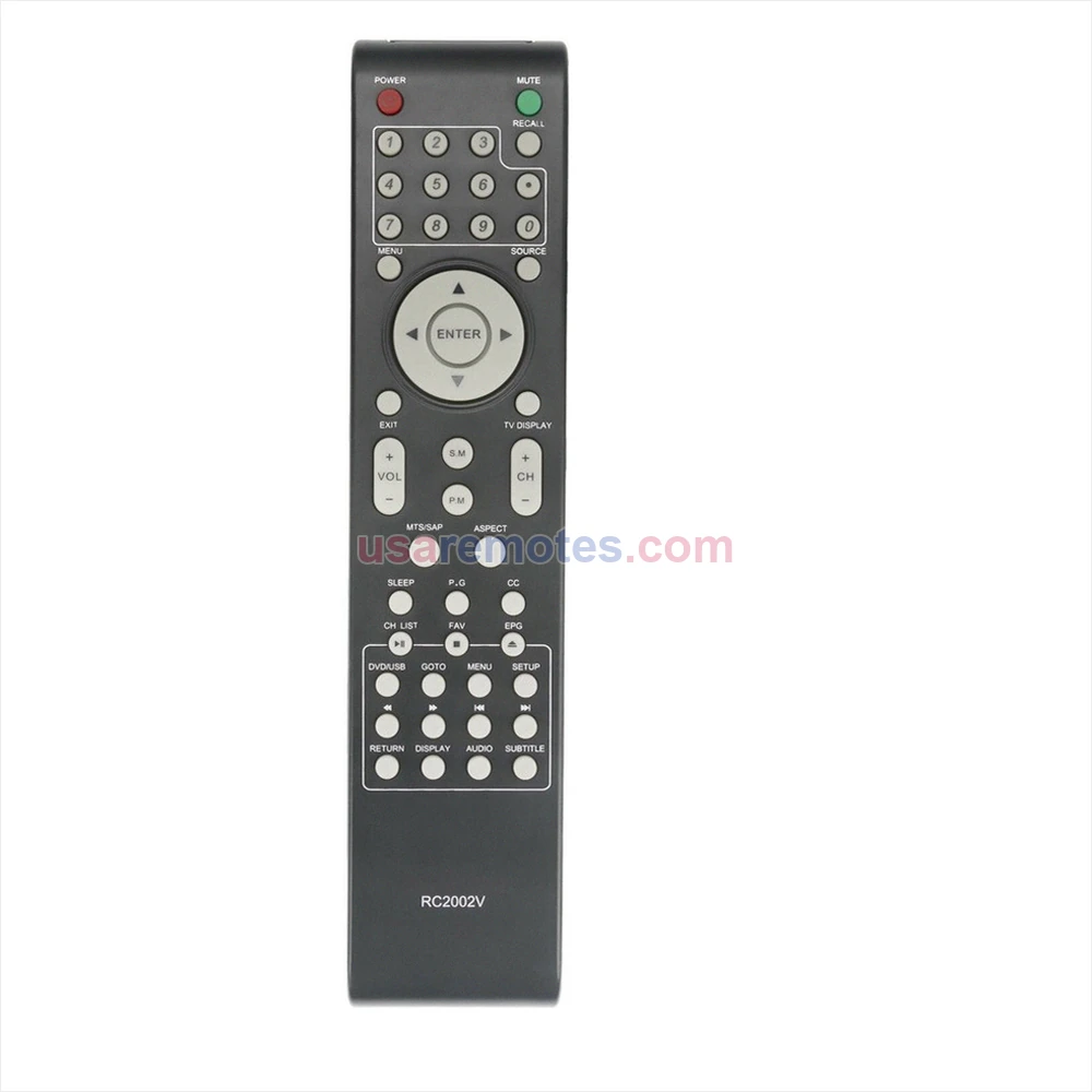 Viore ADRC2002V LCD TV Remote Control Replacement Viore ADRC2002V LCD TV Remote Control Replacement